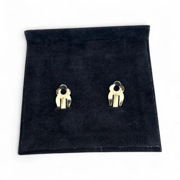 Harrods Sterling Silver Clip On Earrings NWT - Picture 4 of 5